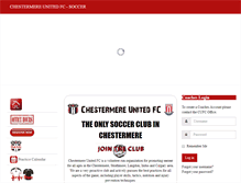 Tablet Screenshot of chestermereunited.com